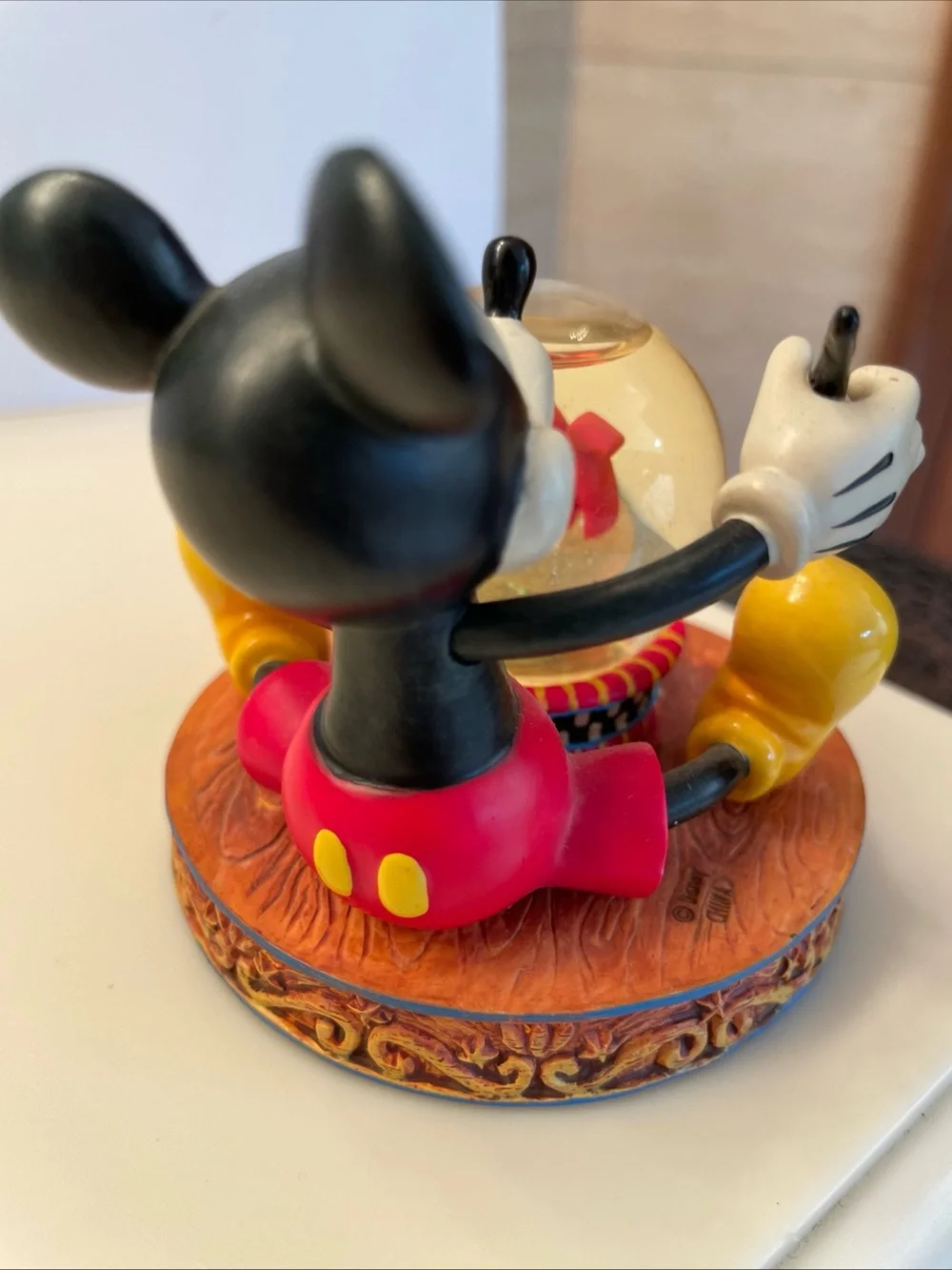 Walt Disney World “100 Years of Magic” Mickey Mouse Mini Snow Globe - 3” High